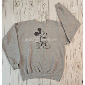 Vintage Hanes Disneyland Walt Disney World Mickey Unisex Crewneck Sweatshirt Med